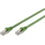 DIGITUS Cat6A S/FTP Patch Cable - PUR (TPU) Jacket - 20 m - Green