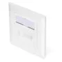 DIGITUS Cat6A Shielded Flush-Mounted Wall Socket 2 x RJ-45 White