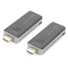 Digitus Click & Present Mini - Wireless Presentation System - Black, 1920x1080, 50 m