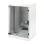 DIGITUS Compact Wall Cabinet 9U 254mm - Glass Door Gray