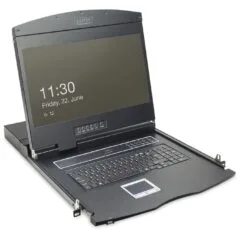 DIGITUS Console 19" TFT - Without Keyboard and KVM Module - Black