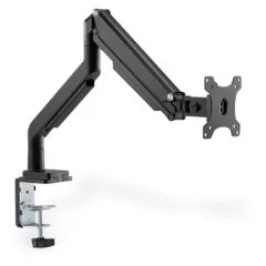 DIGITUS Desk Monitor Mount - DA-90394 - 1 Monitor, 15-32", 9 kg, Black, Gas Spring