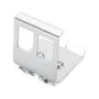 DIGITUS DIN Rail Keystone Module Adapter - 2 Keystone Slots - Metallic