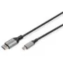 DIGITUS DisplayPort Cable Mini DP to DP 8K 2m - Black