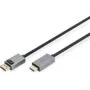 Digitus DisplayPort to HDMI Cable - Aluminum, 1.8 m, 4K