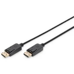 Digitus DisplayPortKabel DPort - DPort - Black, 5 m, DP 1.1a, 4K