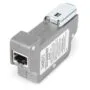 Digitus DN-95421 PoE Surge Protector (RJ45) DIN Rail Mount - DN-95421 - Grey, Zinc, IP40