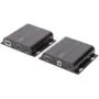 DIGITUS Extender Set HDMI IP Cat5 5e 6 7 - Black - 4K