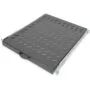 DIGITUS Extendible Shelf - Black - 1U, 483mm W x 570mm D