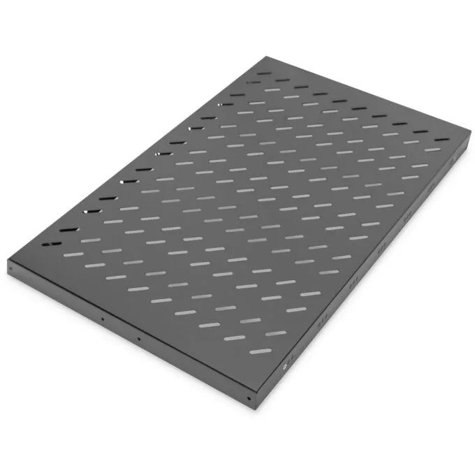 DIGITUS Fachboden 1HE 44x486x770mm - Black - 1U, 50 kg capacity — image 4