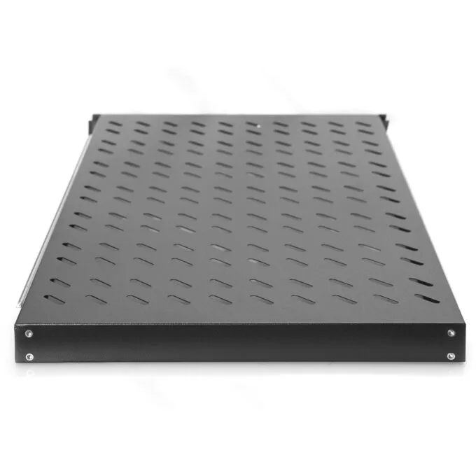 DIGITUS Fachboden 1HE Extendible Shelf - Black, 30x483x720mm — image 3