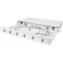 DIGITUS Fiber Optic Splice Box - 1U - Grey, 6x LC, OM4