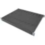 DIGITUS Fixed Shelf 1HE 44x482x350-500mm for 19-inch Cabinets - Black, 1U, Depth 350-500 mm