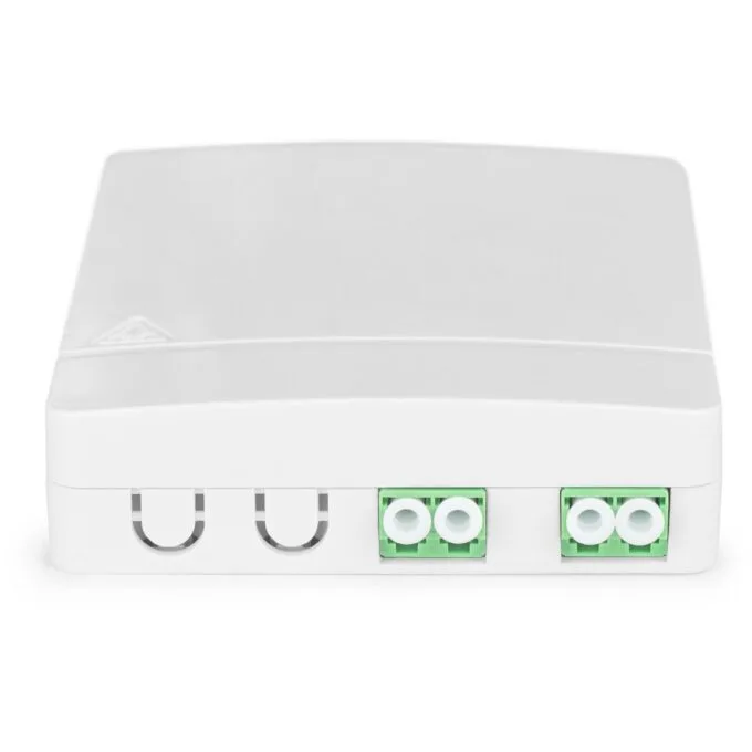 DIGITUS FTTH enclosure with 2 x LC APC couplings - Compact wall-mount fiber housing — image 2