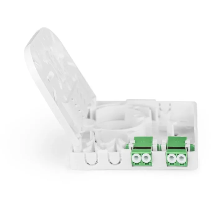 DIGITUS FTTH enclosure with 2 x LC APC couplings - Compact wall-mount fiber housing — image 6