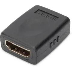 DIGITUS HDMI Adapter 4K - Black, 3D capable, Ethernet