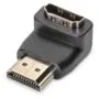 DIGITUS HDMI Adapter - 90° angled - Black