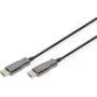 DIGITUS HDMI AOC Hybrid Fiber Optic Cable - Black, 10 m, HDMI 2.0b, 4K UHD