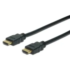 DIGITUS HDMI Cable with Ethernet - 4K60Hz, 1m, Black