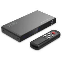 DIGITUS HDMI Switch - 3x1 8K60 HDR, HDCP 2.3 - Black