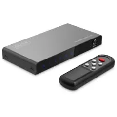 DIGITUS HDMI Switch 4x1 4K 60Hz HDCP 2.3 - Black