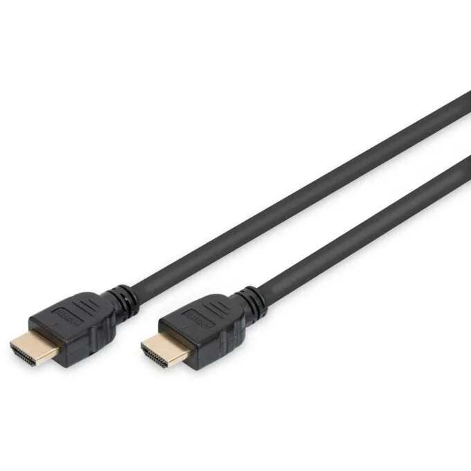 DIGITUS HDMI Ultra High Speed Anschlusskabel A St St 8K 1m - HDMI 2.1, 8K, stainless steel braided — image 1