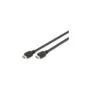 DIGITUS HDMI Ultra High Speed Cable 8K - AK-330124-030-S - Black, 3 m, HDMI 2.1