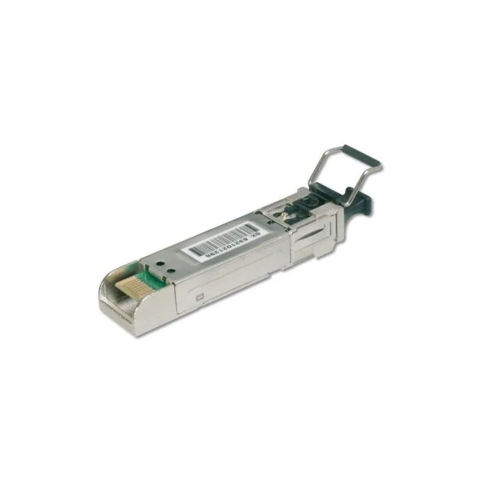 DIGITUS HP-compatible mini GBIC (SFP) Module - 1.25 Gbps SX 850nm LC - Metallic — image 1