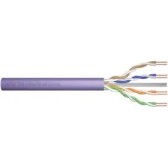 DIGITUS Instal-kab Cat6 UTP Ethernet Cable - Violet - 305 m length