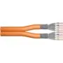 Digitus Instal-kab Cat7 SFTP Twisted Pair Ethernet Cable - 100 m, AWG23, Orange