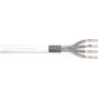 DIGITUS Installation Cable SFTP Cat7 305m Box - White, AWG26