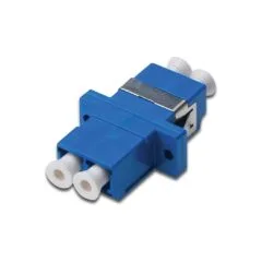 DIGITUS LC to LC Singlemode Duplex Fiber Optic Coupler - Blue