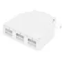 DIGITUS LWL DIN Rail Fiber Distribution Box - Grey - 6 SC connectors, 125 x 130 x 35 mm