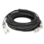 DIGITUS LWL Patch Cable LC to LC, OM4, 50 m, UPC, 8 fibers, Pre-terminated, Black