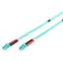 DIGITUS LWL Patchkabel LC to LC 3.00m Multimode Duplex OM3 - Aqua color