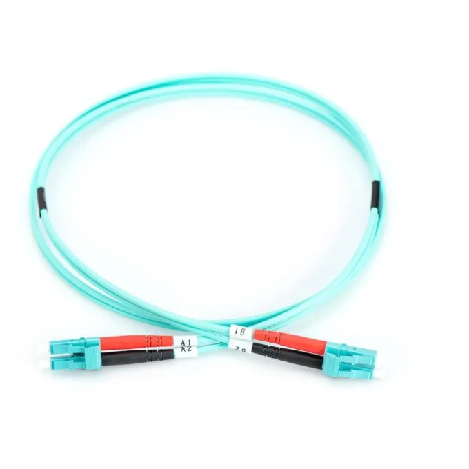 DIGITUS LWL Patchkabel LC to LC - OM3 Multimode, 5 m, Aqua — image 3