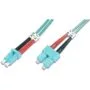 DIGITUS LWL Patchkabel LC to SC 3.00m Multimode OM3 -