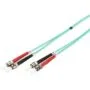 DIGITUS LWL Patchkabel ST to ST 3.00m Multimode Duplex OM3 - Aqua - 3 m ST/ST OM3