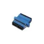 DIGITUS LWL SC to SC Duplex Fiber Optic Coupler - Duplex, Single-mode, SC/SC, Black/Blue