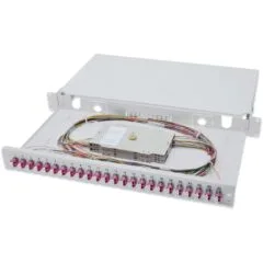 Digitus LWL Splice Box 1U - 24x LC OM4 Grey