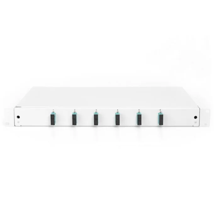 DIGITUS LWL Splice Box 1U - Grey, 6x SC OM3 — image 3