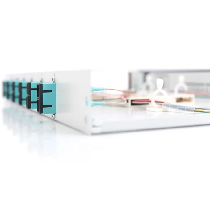 DIGITUS LWL Splice Box 1U - Grey, 6x SC OM3 — image 6