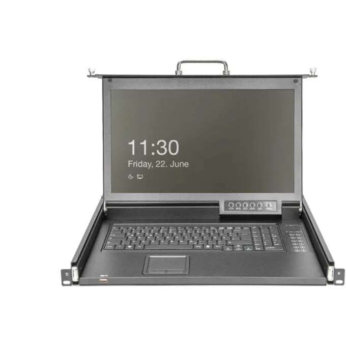 DIGITUS Modular Console - 17" HD LCD, 16-port HDMI KVM US — image 5