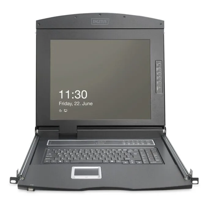 DIGITUS Modular Console 19-inch HD LCD - 1-port VGA KVM US — image 8