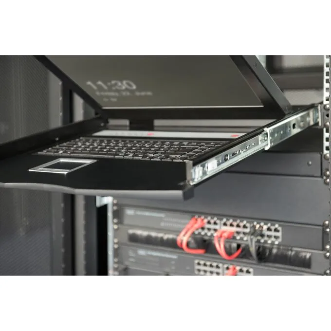 DIGITUS Modular Console 19'HD LCD, 8-port VGA KVM, German — image 3