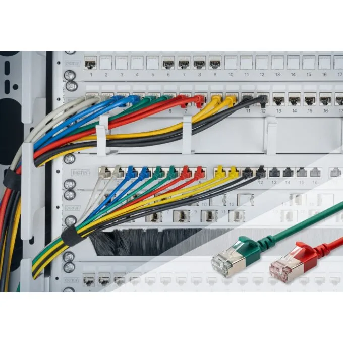 DIGITUS Patch Cable CAT 6A F FTP Slim 0.30m - Grey — image 3