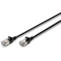 DIGITUS Patch Cable CAT 6A F FTP Slim 0.50m Black