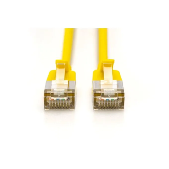 DIGITUS Patch Cable CAT 6A F FTP Slim 0.50m - Yellow — image 4