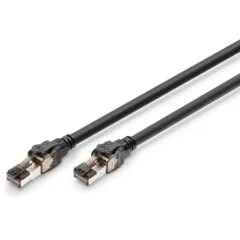 DIGITUS Patch Cable CAT 8.1 S/FTP 2.00m Black -