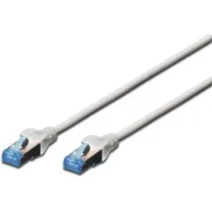 DIGITUS Patch Cable Cat5e SF UTP RJ45 2.00m Gray Polybag